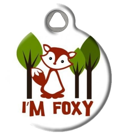 I'm FOXY Pet ID Tag