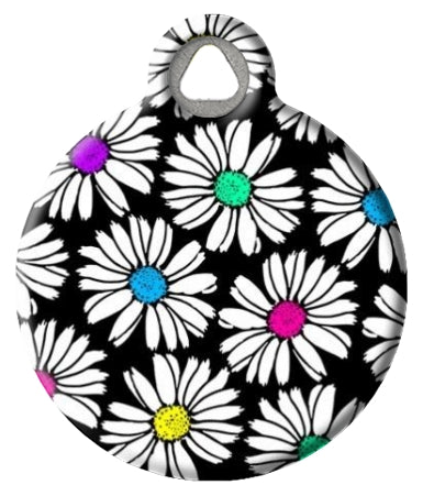 Pop Daisies Custom Pet ID Tag