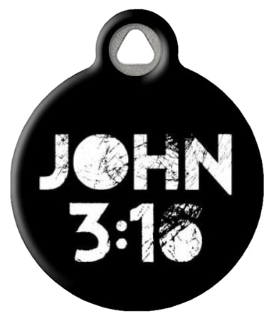 John 3:16 Custom Pet Tag