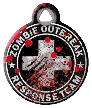 Zombie Outbreak Response Team Medic Pet ID Tag