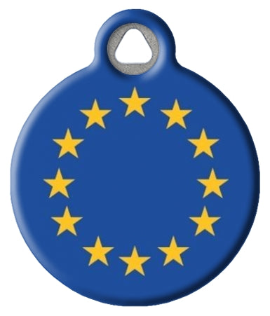 Flag of Europe Pet ID Tag