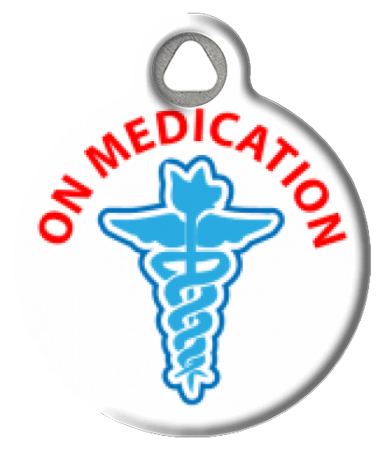 Medical Alert Pet ID Tag | On Medication