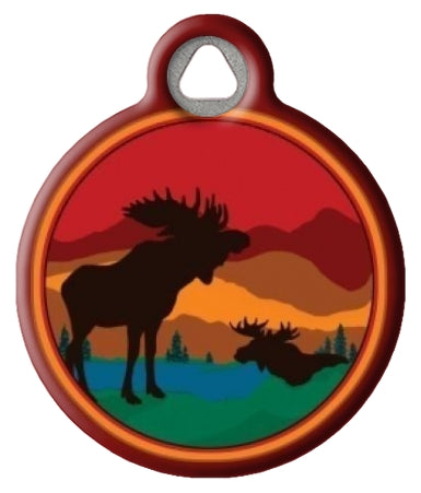 Lupine Pattern Exclusive - Pet Expectations - Moose on the Loose - Pet ID Tag