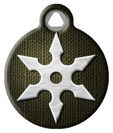 Ninja Star Custom Pet ID Tag