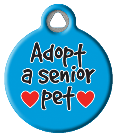 Adopt A Senior Pet ID Tag