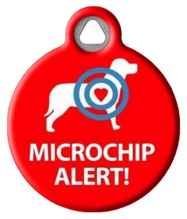 Microchip Alert - Dog ID Tag