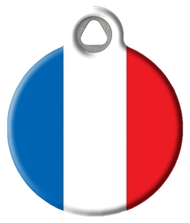 National Flag of France Pet ID Tags