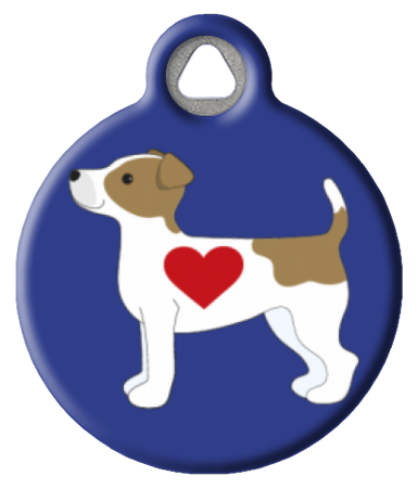 Jack Russell Terrier Dog ID Tag