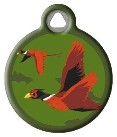 Lupine Pattern Pet ID Tag- Fly Away