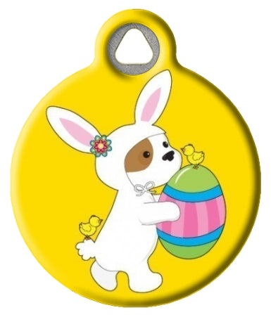 Easter Puppy with Egg Dog Tag