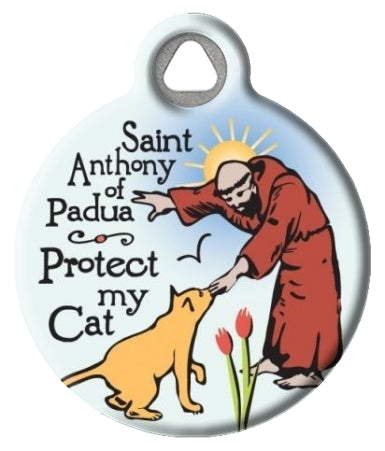 St. Anthony | Saint Anthony of Padua, Protect My Cat Tag