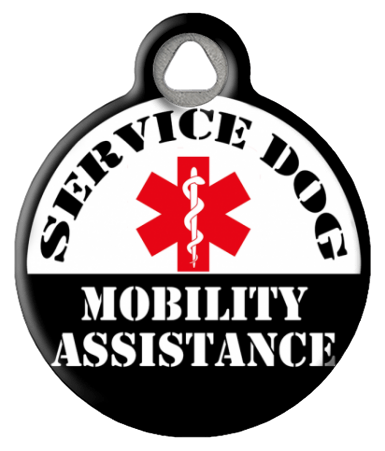 Service Dog - Mobility Assistance - Pet ID tag