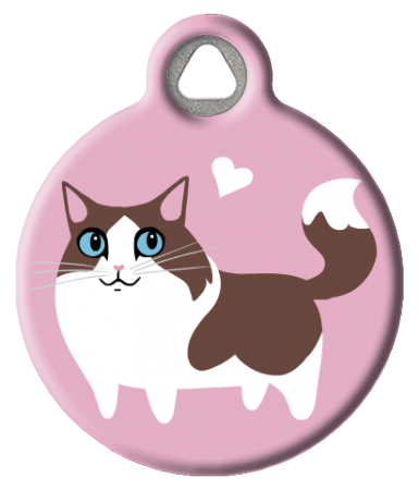 Cute Ragdoll Cat Tag