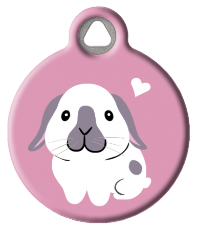 Holland Lop Bunny Tag