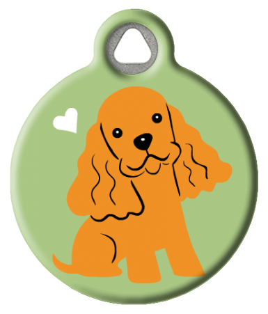 Cocker Spaniel Dog Tag