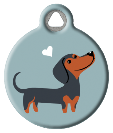 Dachshund Dog ID Tag