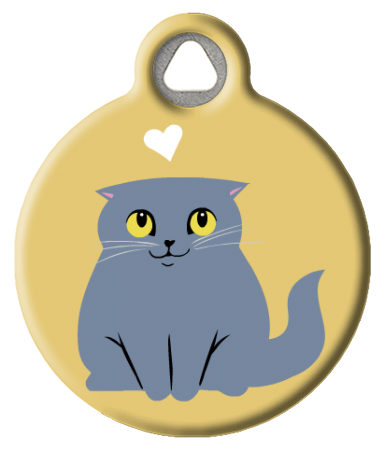 Scottish Fold Cat Tag