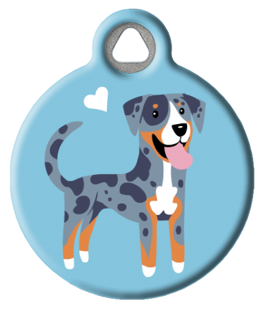 Cute Catahoula Leopard Dog Name Tag