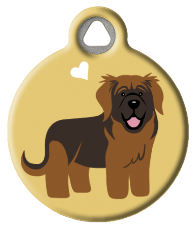 Cute Leonberger Dog ID Tag