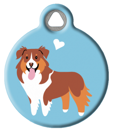 Aussie Shepherd Dog Tag