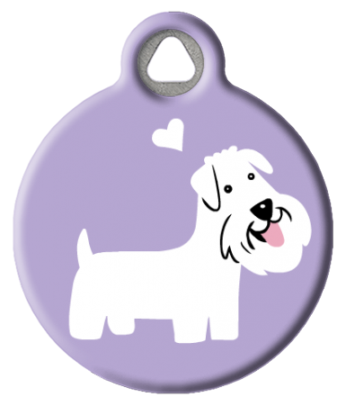 Cute Sealyham Terrier Dog ID Tag