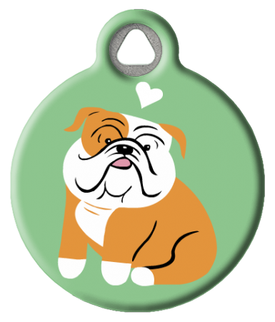 English Bulldog Dog Tag