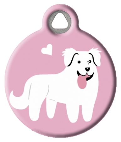 Great Pyrenees Dog ID Tag