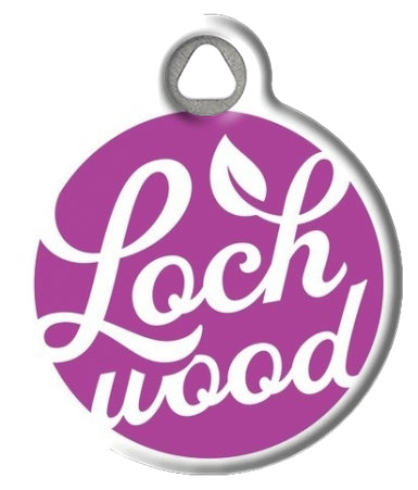 Lochwood Neighborhood Pet ID Tag - Purple