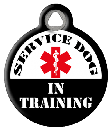 Service Dog In Training Dog ID Tag