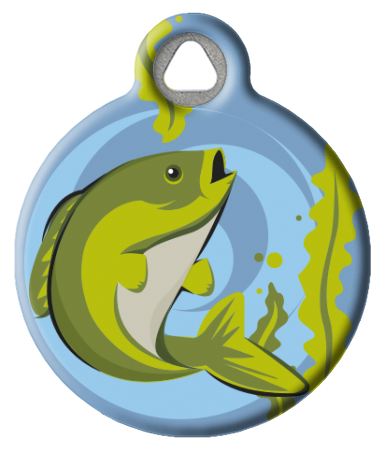 Trout Fish | Lupine Microbatch: Gone Fishing Pet ID Tag