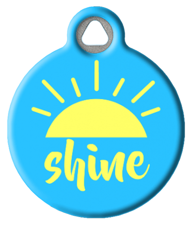 Bright Shine Sunshine Pet ID Tag