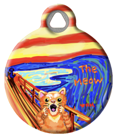 EdCat Munch The Meow! Cat ID Tag