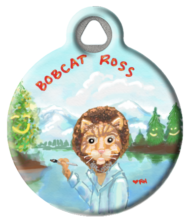 BobCat Ross Happy Trees - Funny Parody Cat Tag