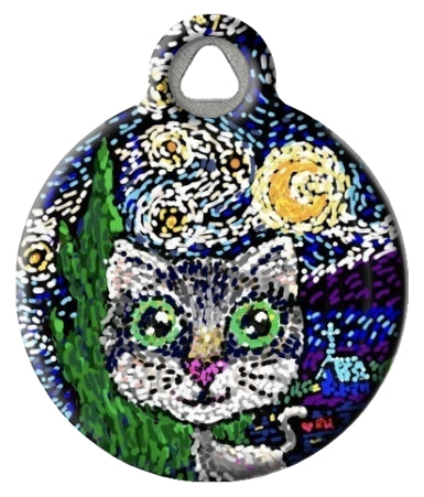 Starry Starry Cat - Cat ID Tag