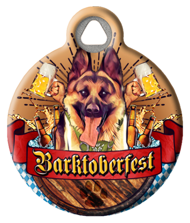 German Shephard Dog Tag - BARKtoberfest