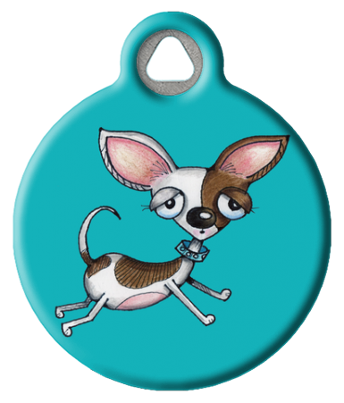 Chihuahua Dog Tag - Cartoon Funny