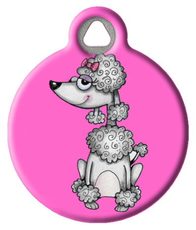 Poodle Dog Tag