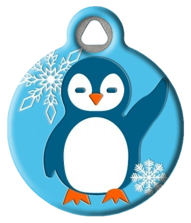 Lupine Microbatch: Penguin Party Pet ID Tag