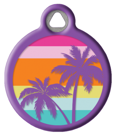 Lupine Microbatch: Sunset Beach Pet ID Tag