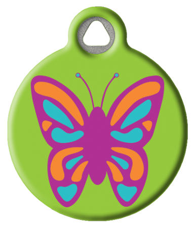 Lupine Microbatch: Butterfly Pet ID Tag