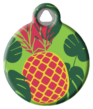 Lupine Microbatch: Pina Colada Pet ID Tag