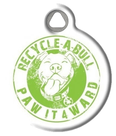 Recycle-A-Bull Dog ID Tag