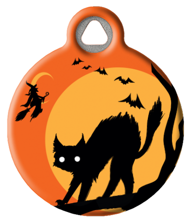 Halloween Pet Tag | Lupine Microbatch: Wicked Pet ID Tag