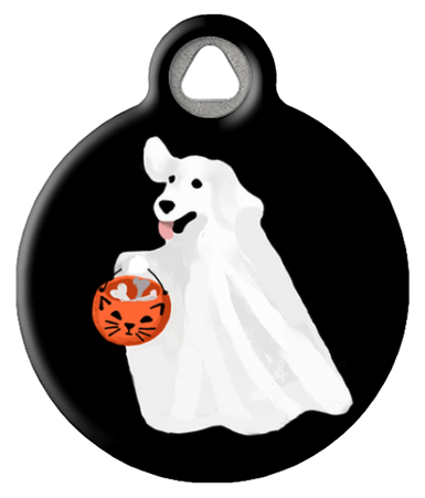 My Boo Halloween Dog ID Tag