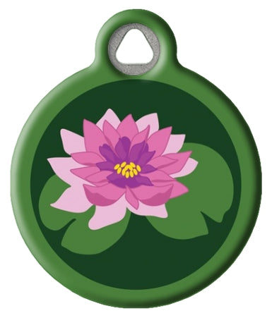 Lupine Microbatch: Water Lily Pet ID Tag