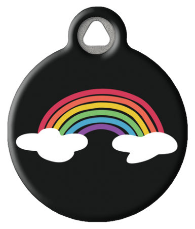 Rainbow Pride Pet ID Tag