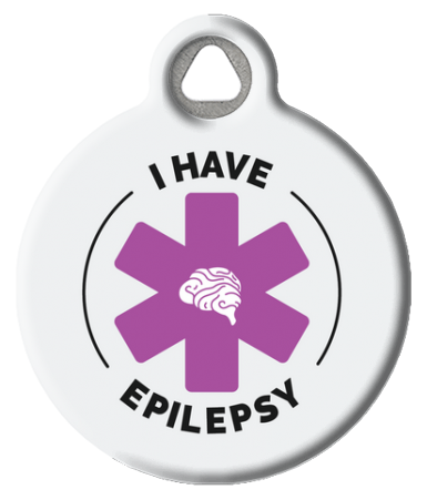 Epilepsy Medical Alert Tag - Epilepsy Pet ID Tag