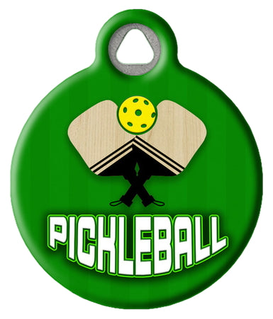 Pickleball Sport Pet ID Tag