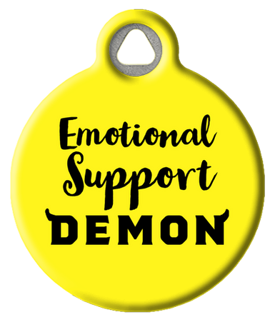 Emotional Support Demon Pet ID Tag