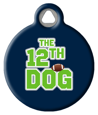 Seattle 12th Dog Football Fan Dog ID Tag